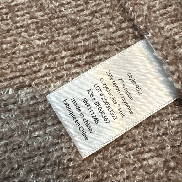 Barefoot Dreams CozyChic Lite Circle Cardi in Sable Brown Size Medium - Picture 10 of 13